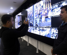 Visita de Bolsonaro ao Paraná tem acompanhamento por central de monitoramento e policiamento integrado