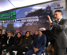 Governo do Estado inaugura Unidade de Progressão autossustentável em Ponta Grossa