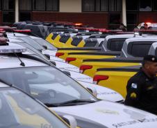 Estado investe R$ 55,3 milhões e entrega 250 viaturas, 88 motos e equipamentos para as polícias