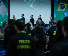 Abertura do curso de formação de peritos e auxiliares de perícia da policia científica