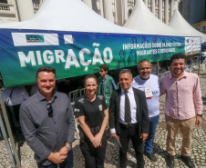 Autoridades presentes no evento