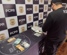 PCPR mira organização criminosa ligada à lavagem de dinheiro e tráfico de drogas em Curitiba