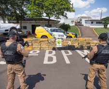  Polícia Militar apreende mais de uma tonelada de maconha no Oeste do Paraná