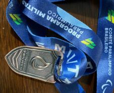 Medalha recebida na Paralimpíadas