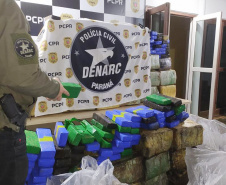 Apreensão de drogas da Polícia Civil