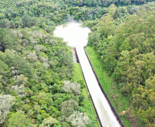 Copel e bombeiros alertam moradores da Campina Grande do Sul sobre vazão do rio Capivari