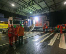 Equipes do Estado auxiliam trabalhos de atendimento às vítimas do deslizamento na BR-376