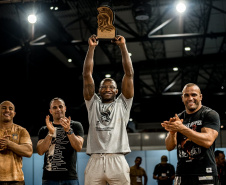 Policial militar do Paraná é campeão de competição de jiu jitsu para atletas das forças de segurança