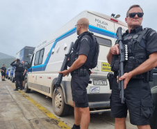 Polícia Penal realiza transferência de presos das cadeias do Litoral durante Verão Maior Paraná