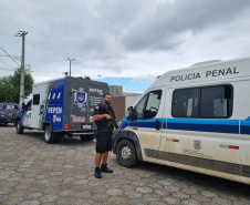 Polícia Penal realiza transferência de presos das cadeias do Litoral durante Verão Maior Paraná