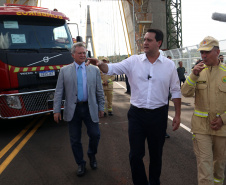 Governador entrega sete caminhões aos Bombeiros para combate a incêndios florestais