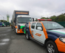 COM ESCOLTA, COMBOIO DO ESTADO COM INSUMOS DE SAÚDE ESTÁ A CAMINHO DO LITORAL