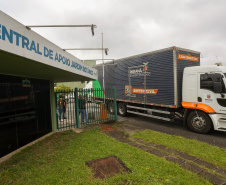COM ESCOLTA, COMBOIO DO ESTADO COM INSUMOS DE SAÚDE ESTÁ A CAMINHO DO LITORAL