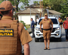 Secretário de segurança visita unidades das forças estaduais no Litoral