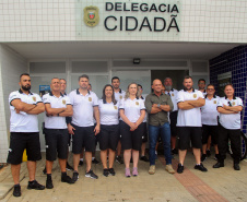 Secretário de segurança visita unidades das forças estaduais no Litoral