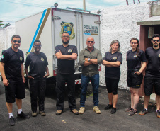 Secretário de segurança visita unidades das forças estaduais no Litoral