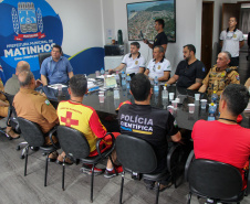 Secretário de segurança visita unidades das forças estaduais no Litoral