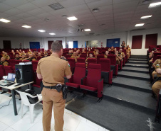 Efetivo da Polícia Militar participa de nivelamento técnico para o Verão Maior Paraná