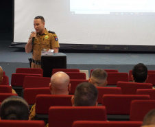 Efetivo da Polícia Militar participa de nivelamento técnico para o Verão Maior Paraná