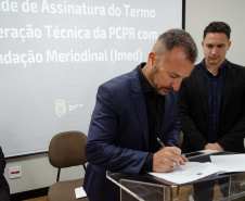 PCPR assina acordo com fundação para melhorar técnicas de interrogatório