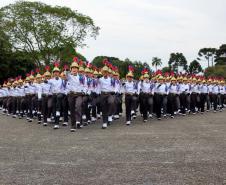 Após 1º ano, 120 cadetes do curso de oficiais da PMPR recebem Espadim Tiradentes