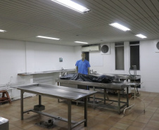 Em visita guiada, público observa o antigo IML de Curitiba do ponto de vista histórico