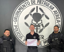 Policiais penais do Paraná participam de curso de drones em Minas Gerais