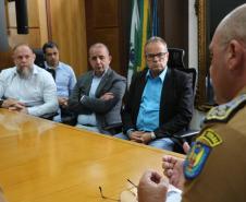 Novo secretário de Segurança Pública reúne comandantes das forças do Paraná