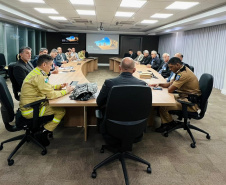 Secretário Hudson se reúne com representantes das associações da PMPR e CBM