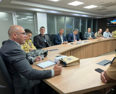 Secretário Hudson se reúne com representantes das associações da PMPR e CBM