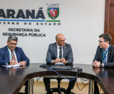Secretário Hudson recebe Sindicato dos Peritos para reunião na Sesp