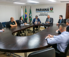 Secretário Hudson recebe Sindicato dos Peritos para reunião na Sesp
