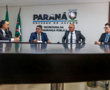 Secretário Hudson recebe Sindicato dos Peritos para reunião na Sesp