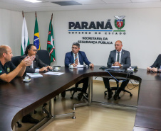 Secretário Hudson recebe Sindicato dos Peritos para reunião na Sesp