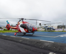 Helicópteros do BPMOA reforçam atendimento policial e aeromédico no Verão Maior Paraná