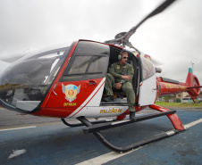 Helicópteros do BPMOA reforçam atendimento policial e aeromédico no Verão Maior Paraná