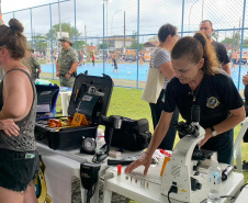 Sesp apresenta estrutura e serviços no evento Litoral Cidadão, em Guaratuba