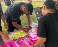 Sesp apresenta estrutura e serviços no evento Litoral Cidadão, em Guaratuba