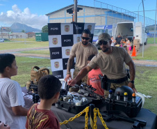 Sesp apresenta estrutura e serviços no evento Litoral Cidadão, em Guaratuba