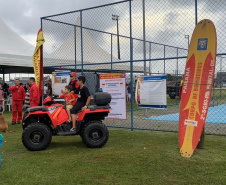 Sesp apresenta estrutura e serviços no evento Litoral Cidadão, em Guaratuba