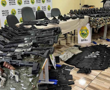  Operação da PM resulta na apreensão de 160 armas, maior volume da história da corporação