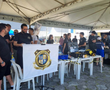Segurança encerra atividades do Litoral Cidadão com última exposição em Paranaguá