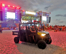 Segurança garante tranquilidade aos veranistas durante os shows do Verão Maior Paraná