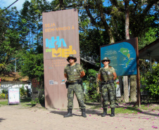 PM na Ilha do Mel garante tranquilidade a moradores, comerciantes e turistas