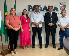 Gabinete da Segurança Pública recebe visita do Prefeito de Ramilândia 