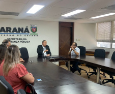 Gabinete da Segurança Pública recebe visita do Prefeito de Ramilândia 