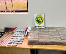  Polícia Militar apreende 10 mil anabolizantes contrabandeados em Foz do Iguaçu