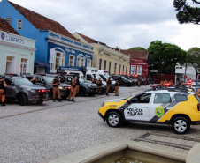 Estado e prefeitura de Curitiba lançam operação para intensificar policiamento estratégico