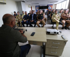 Secretário Hudson visita unidades de segurança em Londrina