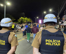 Polícia Militar garante segurança a quem aproveita o Carnaval nos balneários do Litoral